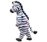 RHYTHMARTS Disfraz de cebra para Adutl inflable disfraz de Navidad