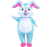 RHYTHMARTS Disfraz de Conejo Hinchable Disfraces de Conejo Hinchable Adulto para Halloween Navidad Pascua