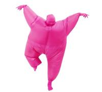 RHYTHMARTS Disfraz Hinchable Disfraces Hinchables Adulto Traje Inflable Trajes Carnaval Adulto (Rosa roja)