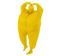 RHYTHMARTS Disfraz Hinchable Disfraces Hinchables Adulto Traje Inflable Trajes Carnaval Halloween Navidad Adulto (Amarillo)