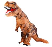 RHYTHMARTS Disfraz inflable de dinosaurio para adultos, disfraz de dinosaurio inflable para adultos