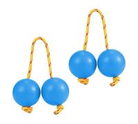 Rhythmic Ball Kashaka Instrument, African Shaker, ABS, 2 Pair Hand Percussion Balls, Music Egg Double Gourd Shakers for Parties, Weddings, Shows, Traditional Sound, Rhythm Toys, 5cm