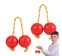 Rhythmic Ball Kashaka Instrument, African Shaker Musical Instrument, 2 pares ABS Hand percusion Balls, doble Gourd Music Egg, ideal para fiestas, Weddings, Shows, 1,97 pulgadas