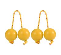 Rhythmic Ball Kashaka Instrument, African Shaker Musical Instruments Diameter: 5 cm/1,97 inc, 2 pares ABS a mano percusión Balls, Music Egg Double Gourd for , Weddings, Shows