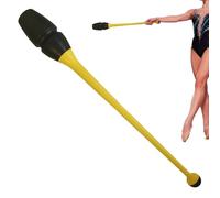 Rhythmic Gymnastics Rod - 41cm Rubber Training Stick for Beginners & Junior Girls | Non Slip Gymnastics Apparatus Practice Equipment | Dance Ribbon Rod for Home School & Training | Rubber Gym Tool