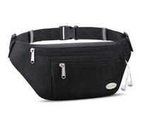 Ri onera Entchin para mujer y hombre, bandolera con 4 bolsillos con cremallera, gran capacidad, resistente al agua, moderna, ideal para senderism