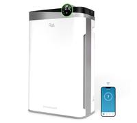 RIA Purificador de aire inteligente BreezeGuard 2 en 1 con humidificador integrado, limpiador de aire de grado industrial, para hogares grandes de hasta 2500 pies cuadrados, control remoto de