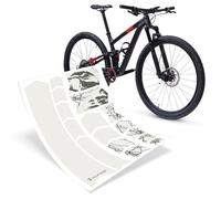 RIE:Sal Design Mixto Frame:tape3000 Kit de protección para Marco de Bicicleta, Skull, Normal EU