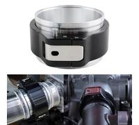 RiAiCiING Abrazadera de banda en V de liberación rápida de aluminio de 3 pulgadas, abrazadera de tubo intercooler de admisión de 76 mm para abrazadera de tubo intercooler manga de unión del