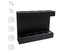 Riaisttd Acrylic Straw Holder, Kitchen Straw Dispenser with Draining, Chopstick Organization Rack, Practical Storage Solution 8,27 x 6,5 x 1,97 pulgadas for Home, Hotel and Restaurant
