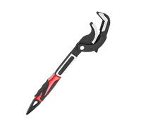 Riaisttd Adjustable Plumber Pipe Wrench, High-Carbon Steel Spanner Tool Anti-Slip Handle, Pipe Pliers Water Pipe Installations, Nuts, Bolts, and Screws, Plumbing Tool for and Professiona