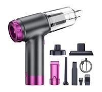 Riaisttd Aspirador portátil - Soplador recargable 4 en 1, aspiradora para coche portátil sin cepillos, para coche, camión, asiento, salpicadero, teclado, PC, oficina, casa, mascotas