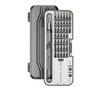 Riaisttd Atornillador eléctrico 46 en 1-46 en 1 recargable para reparación de portátiles profesionales | Juego de destornilladores electrónicos | para mantenimiento electrónico de ordenadores