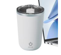Riaisttd Auto mezclador con tapa, 350 ml eléctrico recargable | de café con mezcla magnética automática - para mujeres y hombres, apasionados del fitness, profesionales, estudiantes universitarios y