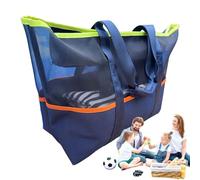 Riaisttd Beach Bags for Women, Summer Beach Tote, Impermeable Shoulder Bag 23,62 x 6,69 x 13,39 pulgadas, Carry-On Handbag, Grocery Shopping, Work Gym Travel School, Vacation Pool Shoes Towels, azul