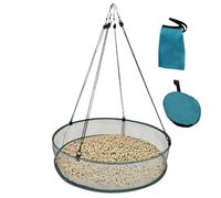 Riaisttd Bird Seeding Catcher Tray, Bird Feeder Falling Seed Tray, Outdoor Birdseed Hoop Holder, 20 x 4,13 pulgadas, Space-Saving Design, Ideal para Driveway, Balcony, Patio Use