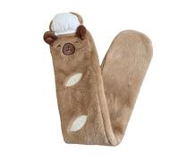 Riaisttd Botellas de agua caliente | Paquete de 3000 ml de largo diseño Capibara, almohadilla térmica de agua con de felpa para músculos, mujeres, niños, viajes, cama, lesiones deportivas