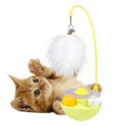 Riaisttd Cat Toy Wand, Interactive Ball, Hunting Simulation Tool, Sturdy Teaser Design, 3.54x2.56x6.3 Inches, Ideal for Training, Scratching, Climbing, Indoor Play, Outdoor Travel, Mental Stimulation