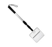 Riaisttd Chicken Coop Tool, Sand Sifting Shovel, Adjustable Mesh Cleaning Rake, 41.73 Inches Waste Separator for Poop Debris Removal Extendable Handle, for Backyard Hen House Maintenance