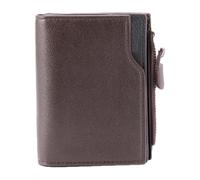 Riaisttd Clip para monedero, monedero con cremallera, monedero vertical, 4,72 x 3,94 x 0,79 pulgadas, bolsillo cambio, organizador de tarjetas, soporte para tarjetas, cierre de botones, diseño