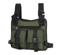 Riaisttd Concealed Carry Bag, Running Vest, Lightweight Backpack, Adjustable Secure Fit Design, 9,84 pulgadas, ideal para conmutación, viajes, camping, ciclismo, fitness, trabajo y deportes, verde, Se