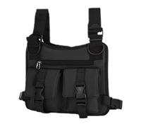 Riaisttd Concealed Carry Bag, Running Vest, Lightweight Backpack, Adjustable Secure Fit Design, 9,84 pulgadas, ideal para conmutación, viajes, camping, ciclismo, fitness, trabajo y deportes, Negro