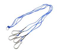 Riaisttd Crab Trap Harness, 4-Arm Harness with Heavy Duty Metal Hooks 77 cm/30,31 pulgadas, Sea Cage Rope, Lifting Rigging for Prawn and Shrimp Pot, Stainless Steel, Polietileno