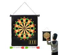 Riaisttd Dart Board for Kids, Magnetic Dart Board,Play Party Game Indoor Outdoor - Dartboard magnético de doble cara, juego exterior interior, para la familia y con