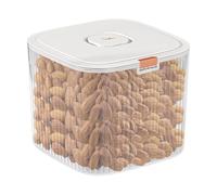 Riaisttd Dry Storage, Food Containers, Cereal Dispenser, Clear Design, Large Capacity, Airtight Seal, Rice Holder, Easy Dispensing, Space Saving, Grain Preservation, Kitchen Organizer