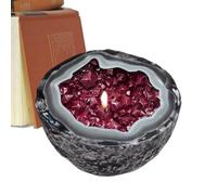 Riaisttd Energy Crystals Candle, Tabletop Desktop Ornaments For Home Decor, Creative Soothing Supplies For Yoga And Bedroom, Crystal Candles For Women, Girls, And Relaxation Spaces