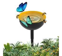 Riaisttd - Estación de riego para abejas para jardín, riego para abejas | Alimentador de agua para piquetes metálicos | Estacas de jardín de metal para decoración de