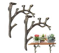 Riaisttd Estantería flotante, soporte montado en la pared de rama, soportes de estante de madera flotante, diseño robusto de soporte con una fácil instalación, ideal para el salón came