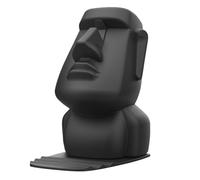 Riaisttd Eyeglass Holder Strap, Easter Island Statue, Creative Glasses Stand, 4.92x4.92x3.35 Inches Head-Shaped Eyewear, Desktop Sculpture for Bedroom, Nightstand, Bookshelf