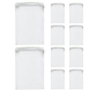 Riaisttd Filtro de Acuario, Paquete de Medios de Malla Fina a Prueba de derrames, 7.8 x 11.8 Pulgadas, Bolsas Resistentes para peceras de Agua Dulce y Salada, de Filtro fácil de Usar, Material