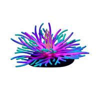 Riaisttd Fish Tank Decorations, Silicona Soft Coral Adornaments, Artificial Glowing Aquarium Plantas, Vibrante Aqua Scaping Decor for Freshwater, Saltwater, Reef Environments