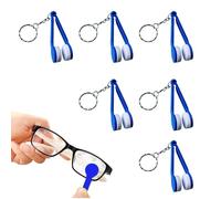 Riaisttd Glasses Cleaner Tool, Spectacles Cleaner Kit, Fingerprint Eraser, 7x2cm/2.76x0.79 inches Portable Design, Soft No-Scratch Cleaning, Ideal for Lens and Screen Cleaning