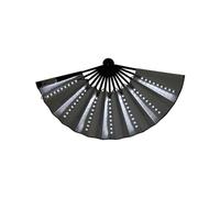 Riaisttd Hand Fan, Light Up Cosplay Prop, Stage Performance Accessory, Illuminated Design, Portable Build, Ideal 25,2 pulgadas para Weddings, Nightclubs, Hot Weather Cooling
