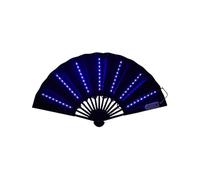 Riaisttd Hand Fan, Light Up Cosplay Prop, Stage Performance Accessory, Illuminated Design, Portable Build, Ideal 25,2 pulgadas para Weddings, Nightclubs, Hot Weather Cooling