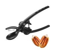 Riaisttd Herramienta para machacar nueces - Descorazonador de nueces manual antideslizante de acero inoxidable | Descáscara de Pecan - Para casa, cocina, restaurante, chef adulto anciano mano débil