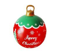 Riaisttd Holiday Decoration - Inflatable Christmas Balls for Giant PVC, Outdoor Party Yard Patio with Bright Colors, Front Door Decor for Seasonal Festive, Indoor Living Room Display, 23.62 Inches