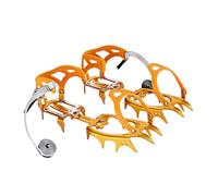 Riaisttd Ice Cleats for Shoes, Mountaineering Crampons, 14-Spikes Ice Snow Grips, Shoe Boot Traction Cleats, Anti -Slip Footwear for Women, Ice Cleats for Boots, Snow Grips for Shoes, Mountaineering