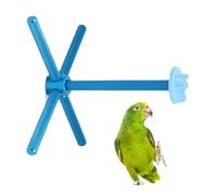 Riaisttd Juguetes para loros - giratorio interactivo | jaula periquito percha - Para ejercicio y juego adecuados para canarios inseparables y pequeños grandes para jaula doméstica