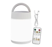 Riaisttd Kids Night Lamp, Nursery Lamp 10 colores, 5,71 x 3,27 pulgadas, Timer Baby Light, Smart Portable Bedside Lantern, Desk Lighting for Bedroom Study Room, Soft Glow, PVC Material