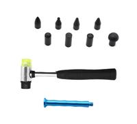 Riaisttd Kit de extracción de abolladuras, herramienta de reparación de automóviles portátil multifunción - martillo de nivelación de abolladuras, para vehículos automóviles, todoterrenos