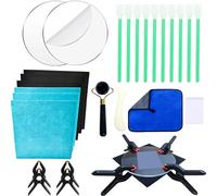Riaisttd Kit de limpieza para tarjetas coleccionables - 28 piezas herramienta para aplanar y evaluar tarjetas - Kit de limpieza, cuidado de tarjetas | para casa, oficina, deportes de crédito Photocard