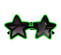 Riaisttd LED Light Up Glasses, Colorful Star Sunglasses with Transparent Design, Perfect for Festivals and Carnivals, Glowing Sunglasses to Illuminate Your Style at Garden Events and Parties