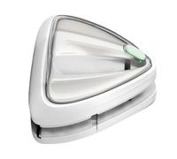 Riaisttd Limpiador de ventanas de doble cara, limpiador magnético para ventanas del hogar, herramienta de cepillo de lavado de diseño de doble cara para escuela, área de trabajo, hotel y hogar