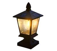 Riaisttd Luces solares para exteriores, lámparas decorativas inteligentes impermeables para camino, luces de poste de patio, para valla de jardín, patio, césped, camino, porche, patio