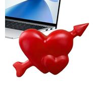 Riaisttd Luz LED En Forma De Corazón | Lámpara LED en Forma de Corazón para San,Pequeña Luz Nocturna,Para Dormitorio De Baño Pasillo Escritorio Biblioteca Entrada Mesita De Noche Hotel Dormitorio