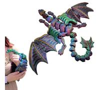 Riaisttd Marioneta de Dedo de Dragón, títeres de Dragón para Marioneta Animal con Dedo Animal Impreso en 3D, Juguete Lindo para Todo-Pequeño, para espectáculo, teatro, Cuento